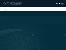 Tablet Screenshot of navis-marine.com